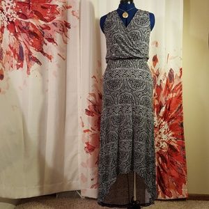 Old Navy Patterned High Low Dress